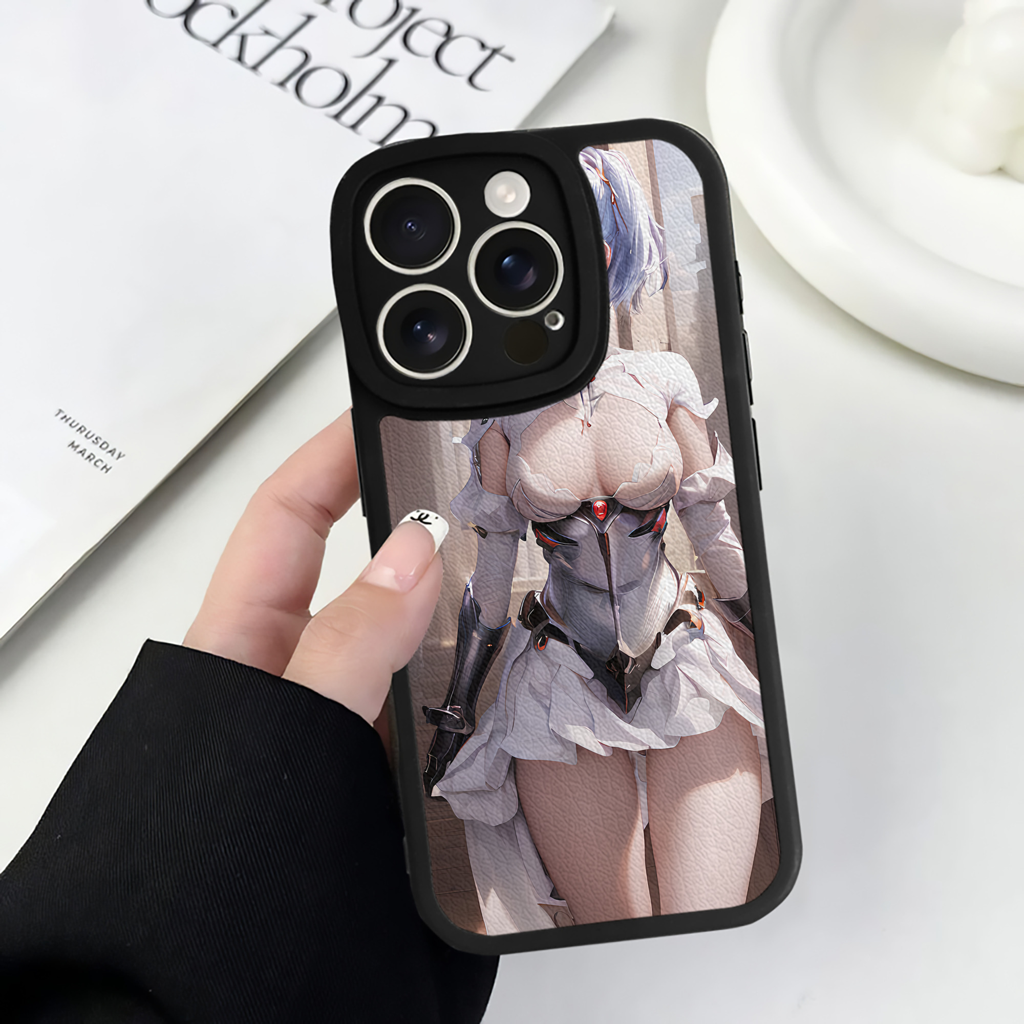 （画像用） EVA 新世紀エヴァンゲリオン 【iPhone 16シリーズ対応】シリコンスマホケース（レザー調） 材質：シリコン